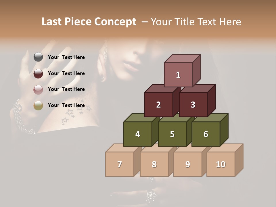 Sexy Hair Relationship PowerPoint Template