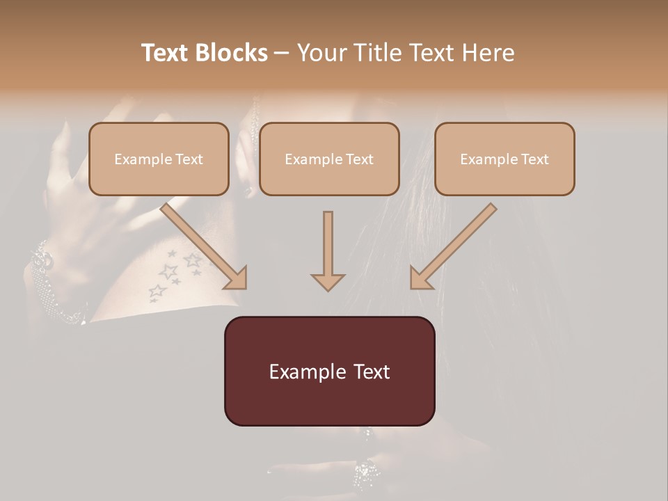 Sexy Hair Relationship PowerPoint Template