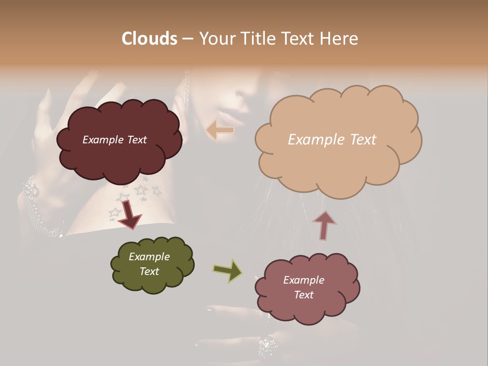 Sexy Hair Relationship PowerPoint Template