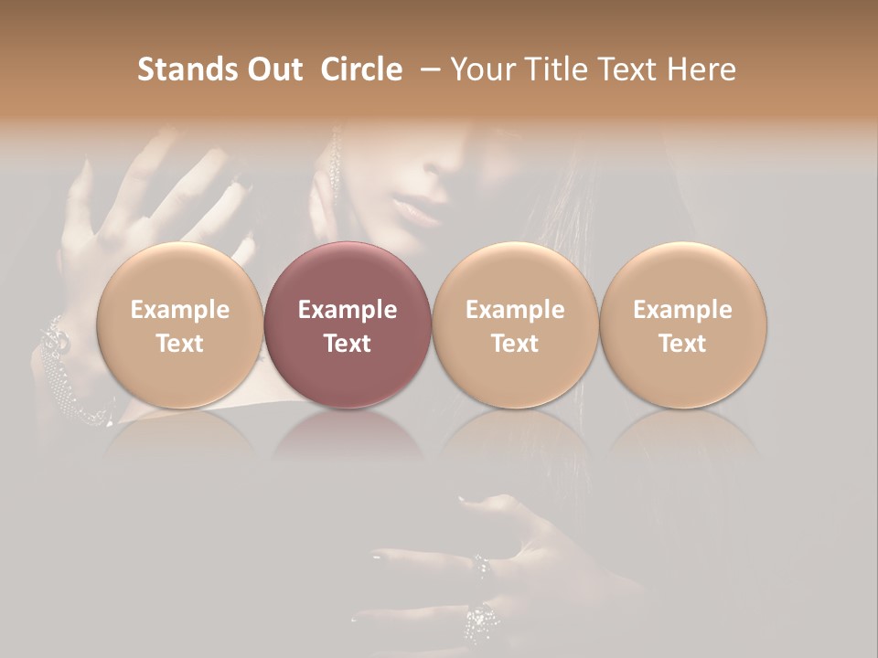 Sexy Hair Relationship PowerPoint Template