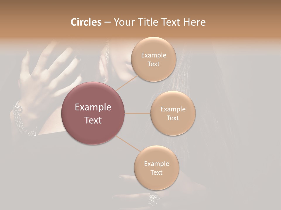 Sexy Hair Relationship PowerPoint Template