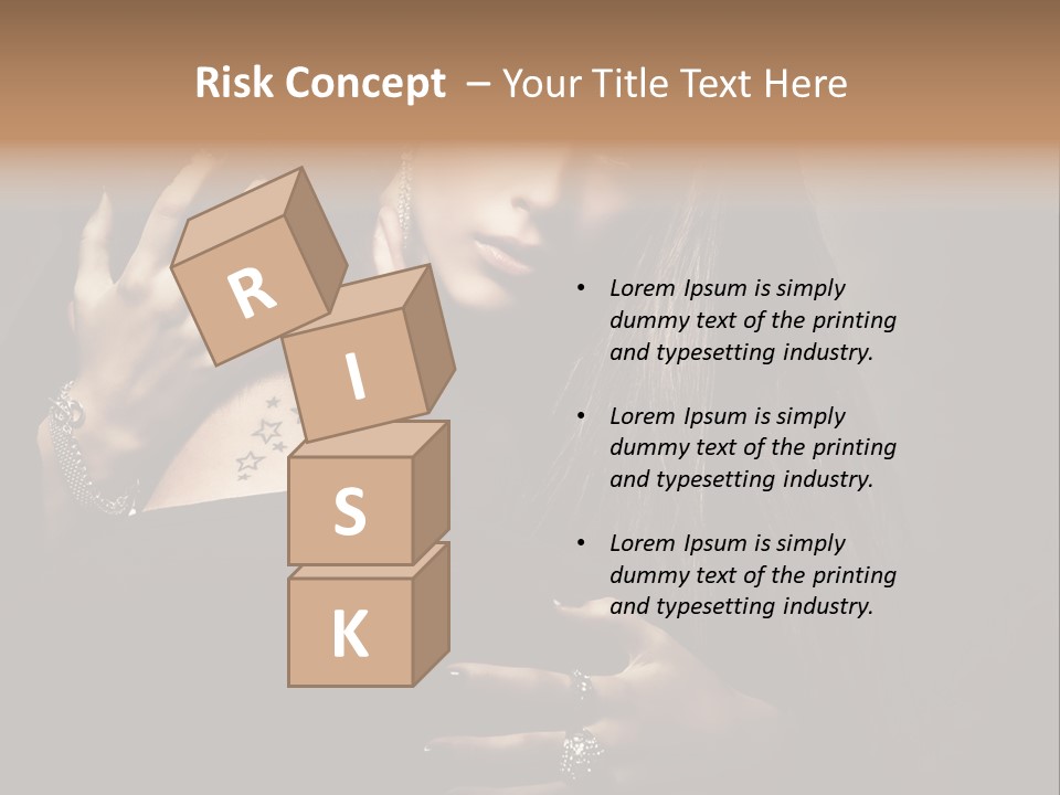 Sexy Hair Relationship PowerPoint Template