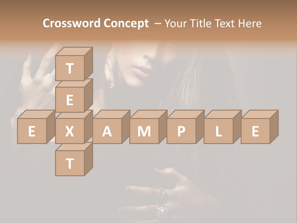 Sexy Hair Relationship PowerPoint Template