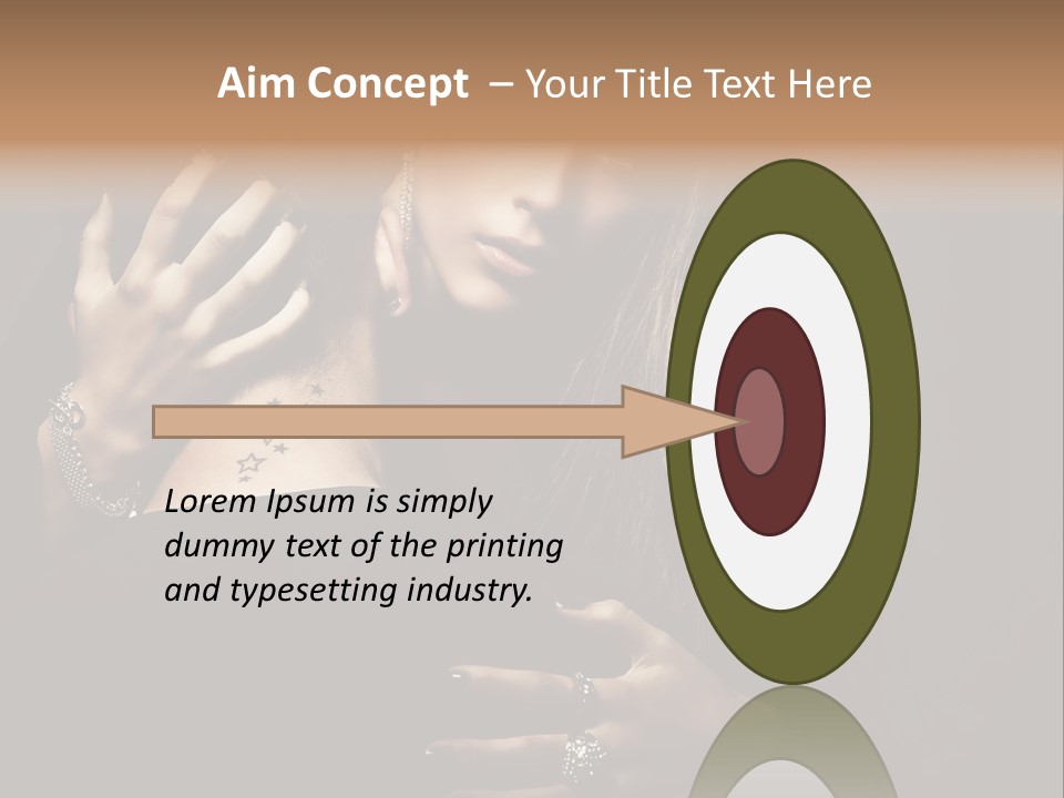 Sexy Hair Relationship PowerPoint Template