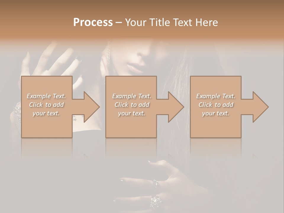Sexy Hair Relationship PowerPoint Template