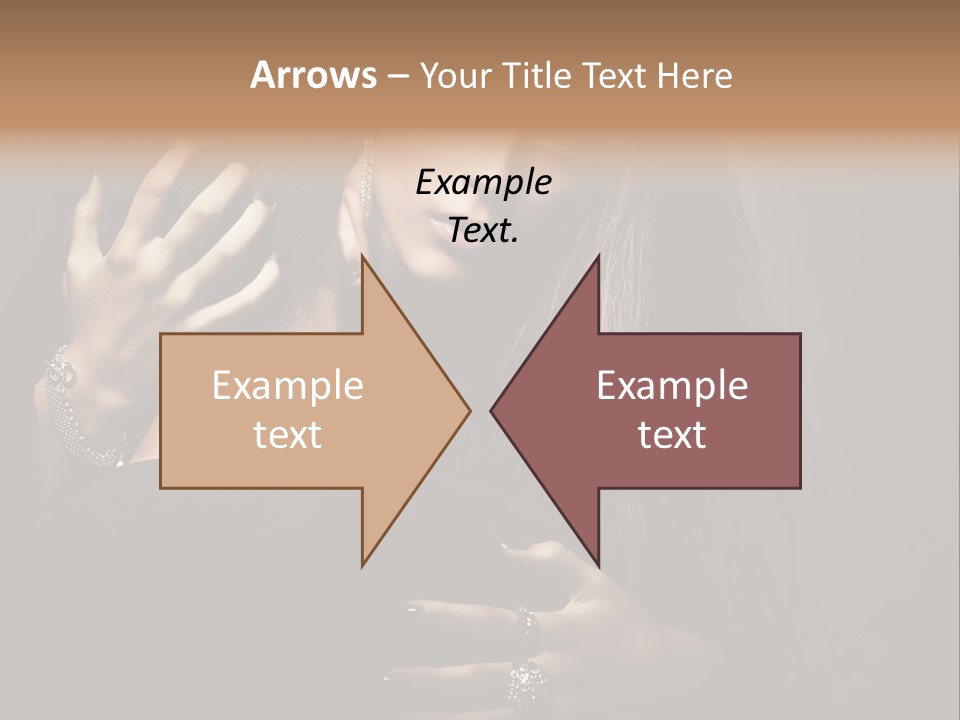 Sexy Hair Relationship PowerPoint Template