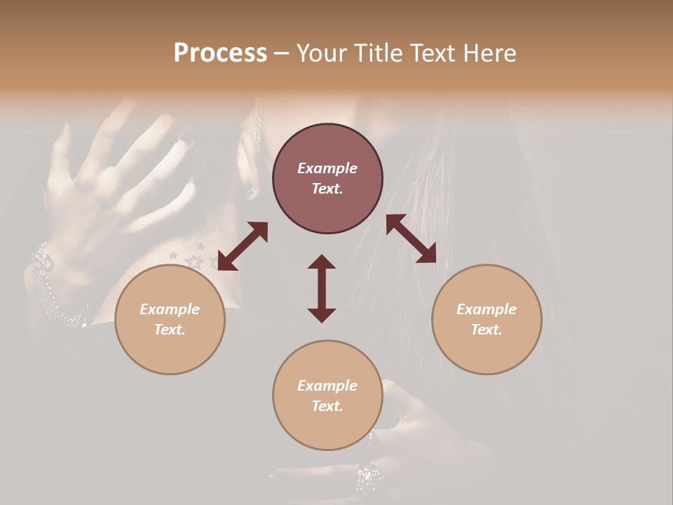 Sexy Hair Relationship PowerPoint Template