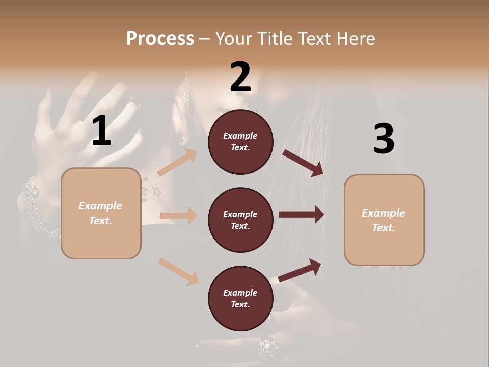 Sexy Hair Relationship PowerPoint Template