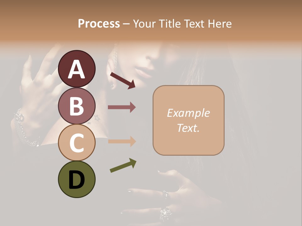 Sexy Hair Relationship PowerPoint Template