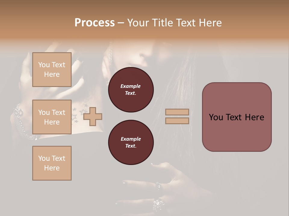 Sexy Hair Relationship PowerPoint Template