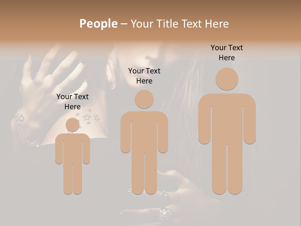 Sexy Hair Relationship PowerPoint Template