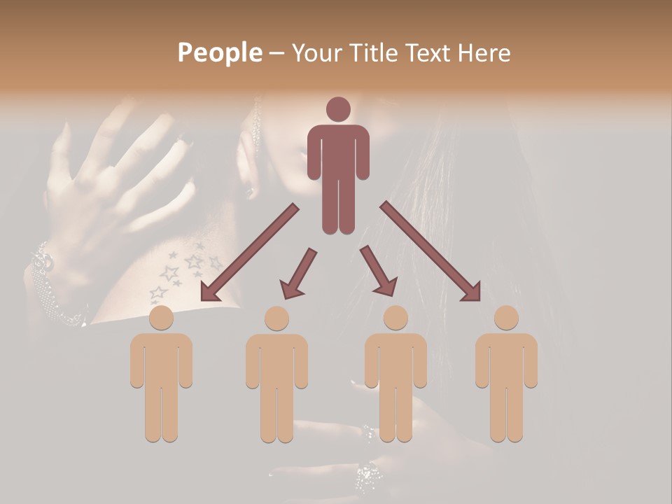 Sexy Hair Relationship PowerPoint Template