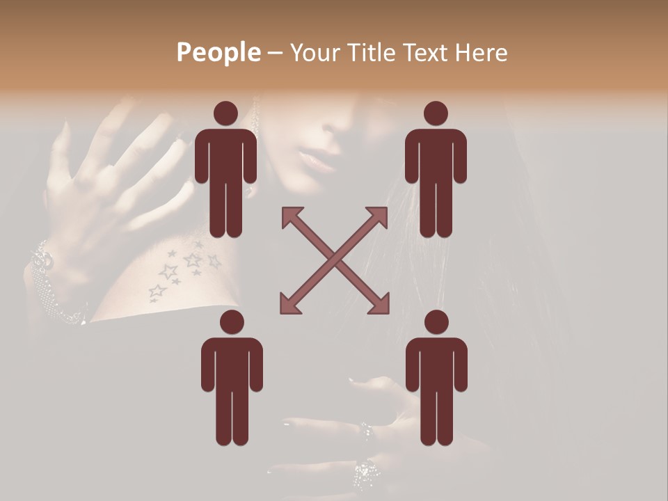 Sexy Hair Relationship PowerPoint Template