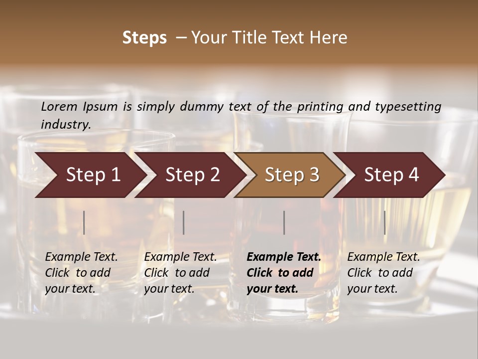 Closeup Beverage Orange PowerPoint Template