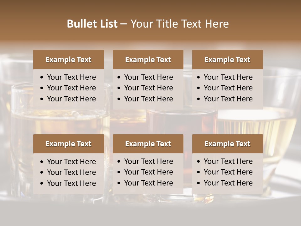 Closeup Beverage Orange PowerPoint Template