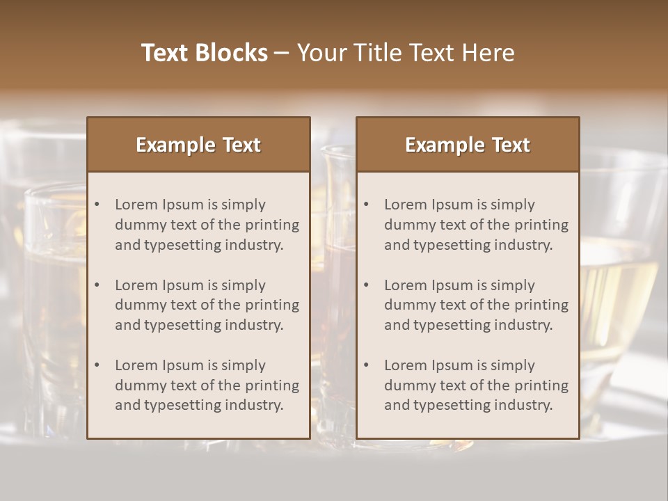 Closeup Beverage Orange PowerPoint Template