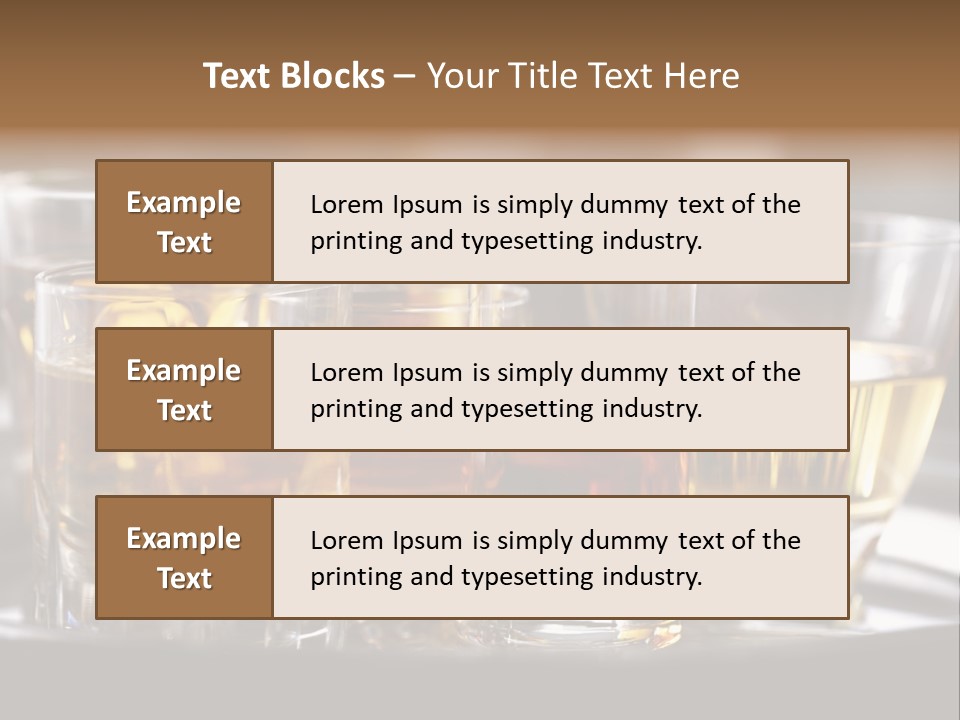 Closeup Beverage Orange PowerPoint Template