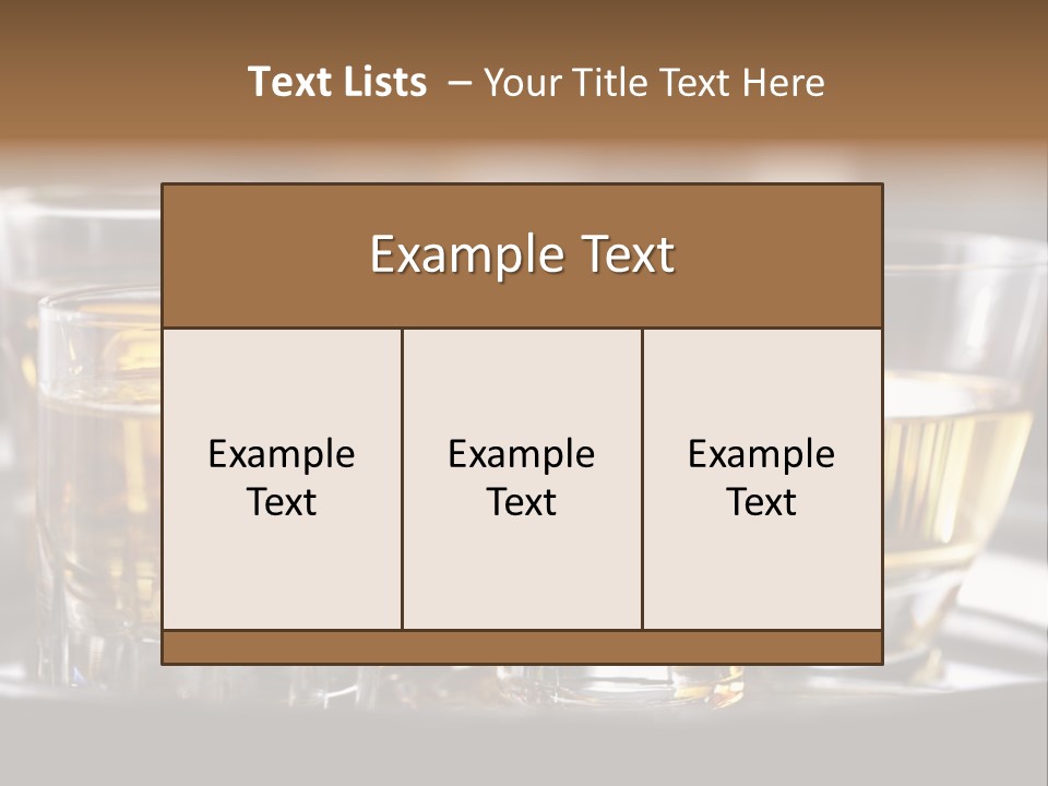 Closeup Beverage Orange PowerPoint Template