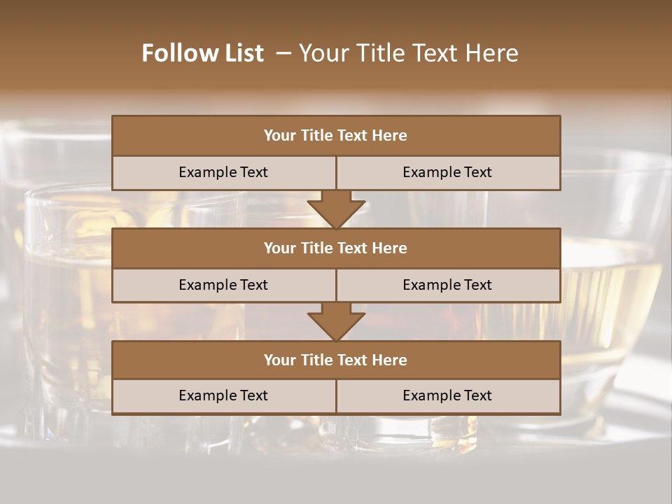 Closeup Beverage Orange PowerPoint Template