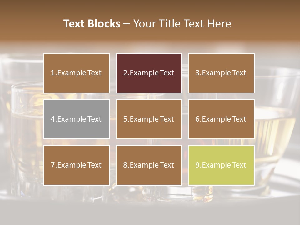 Closeup Beverage Orange PowerPoint Template