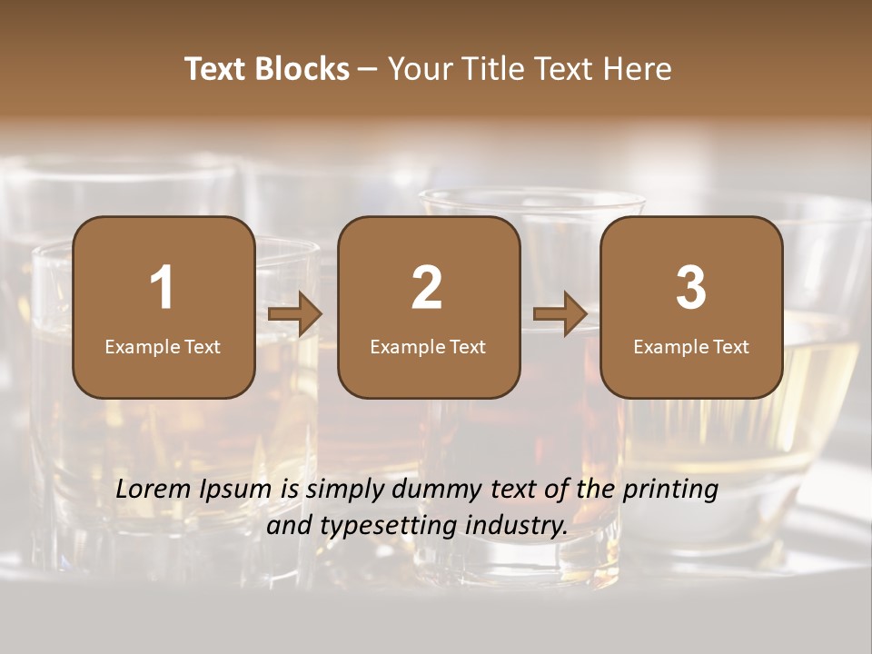 Closeup Beverage Orange PowerPoint Template