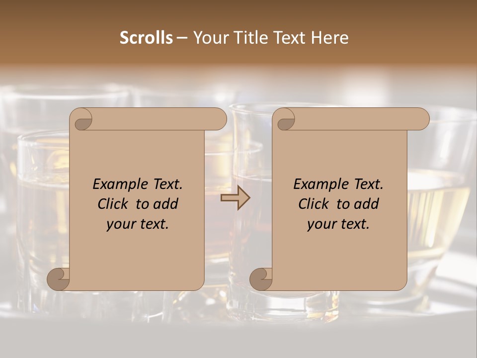 Closeup Beverage Orange PowerPoint Template