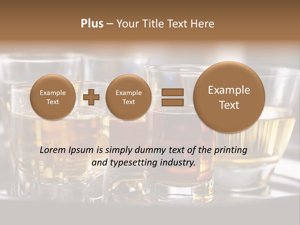 Closeup Beverage Orange PowerPoint Template