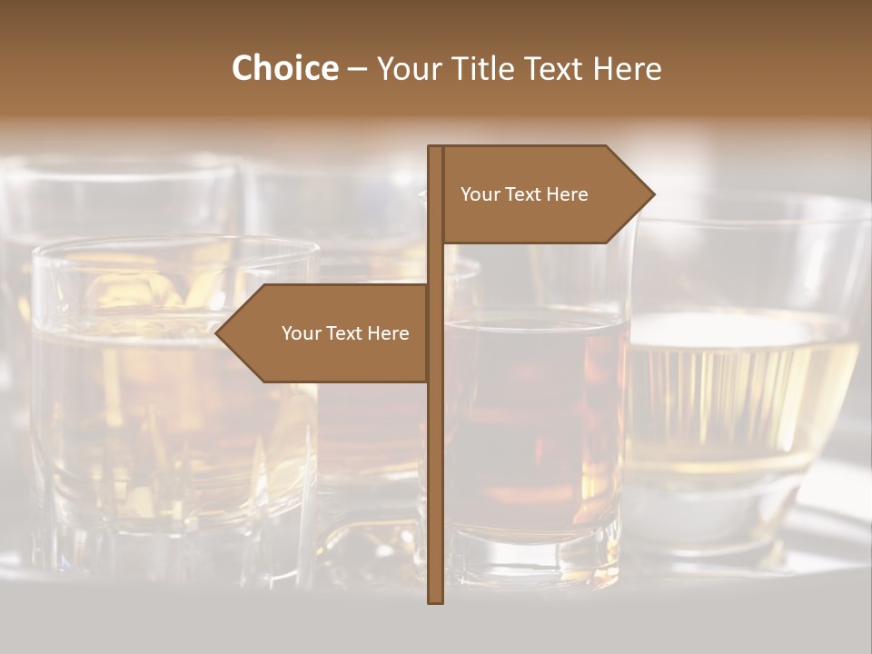 Closeup Beverage Orange PowerPoint Template