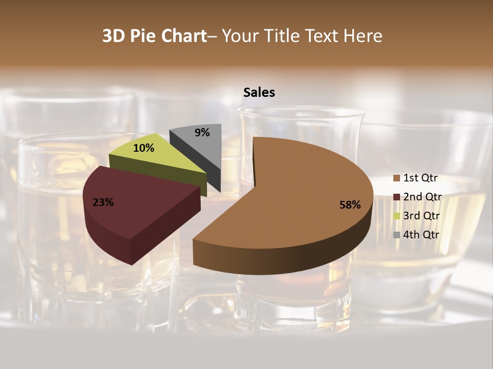 Closeup Beverage Orange PowerPoint Template