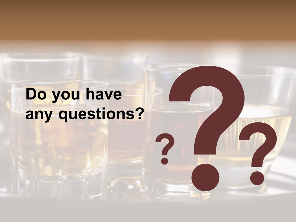 Closeup Beverage Orange PowerPoint Template