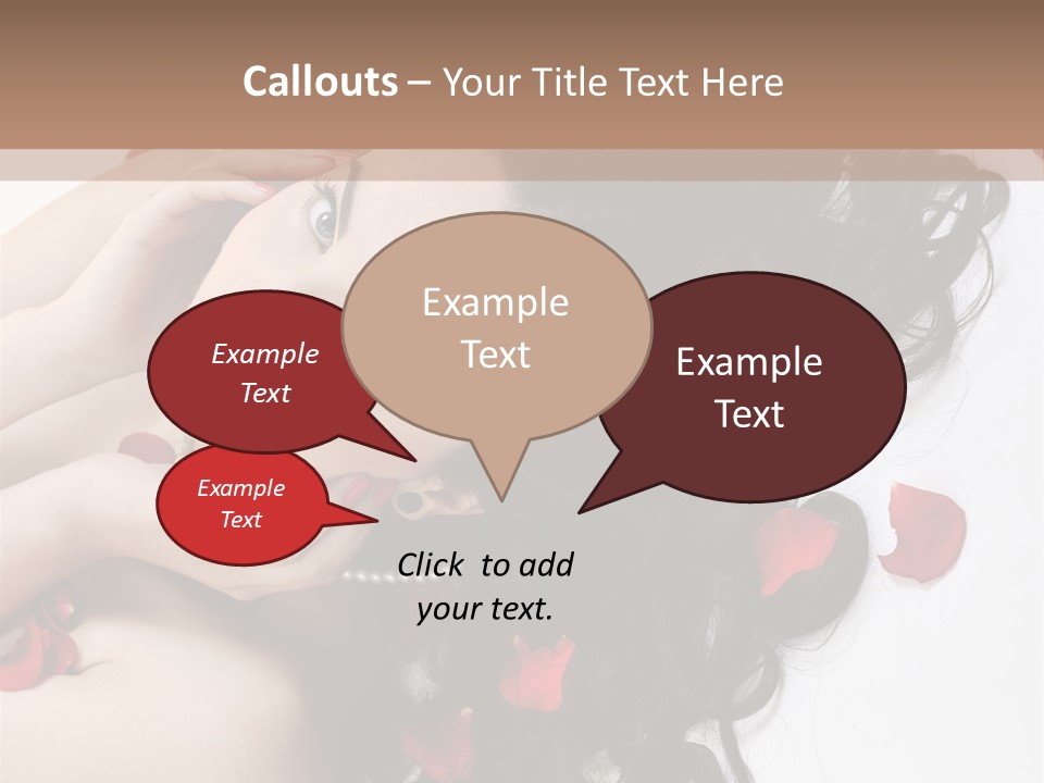 Pretty Isolated Valentine PowerPoint Template