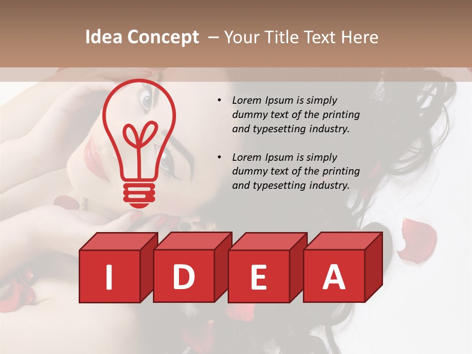 Pretty Isolated Valentine PowerPoint Template