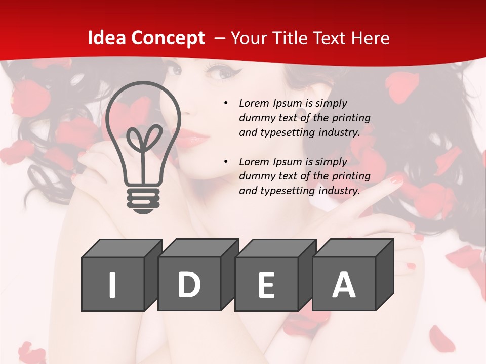 Relaxation Beautiful Scent PowerPoint Template