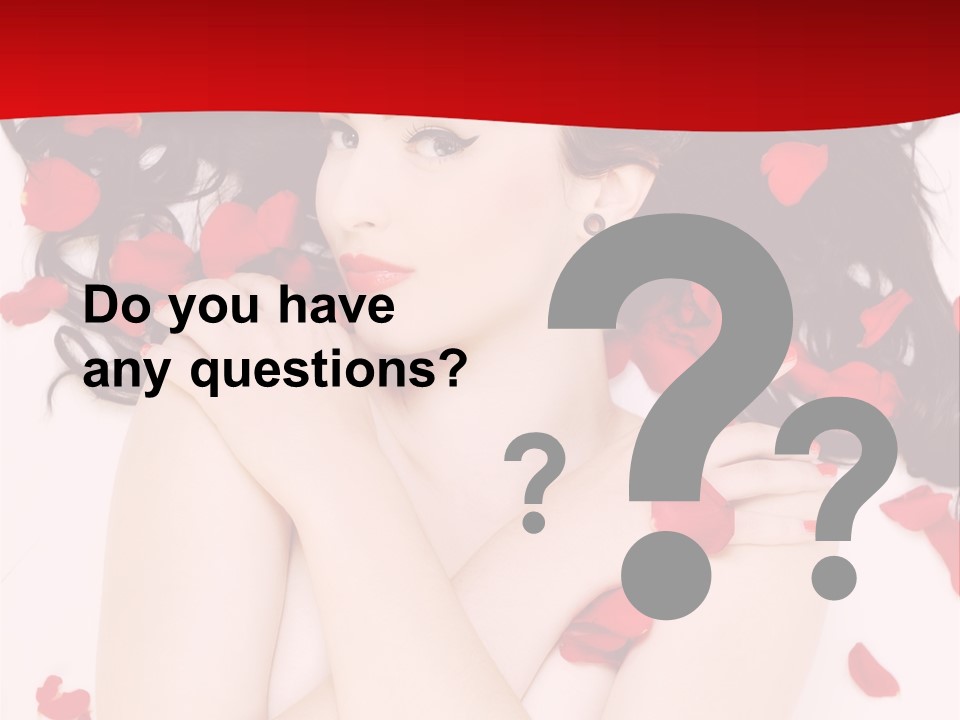 Relaxation Beautiful Scent PowerPoint Template