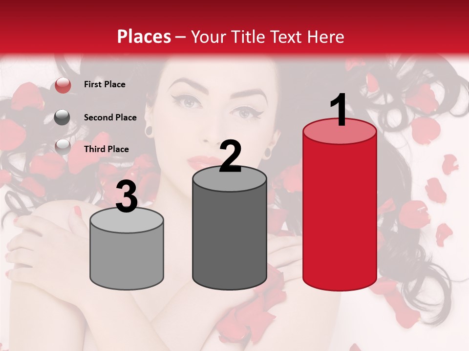 Beautiful Young Portrait PowerPoint Template