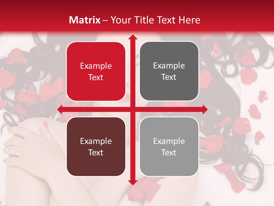 Beautiful Young Portrait PowerPoint Template