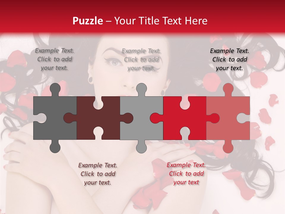 Beautiful Young Portrait PowerPoint Template