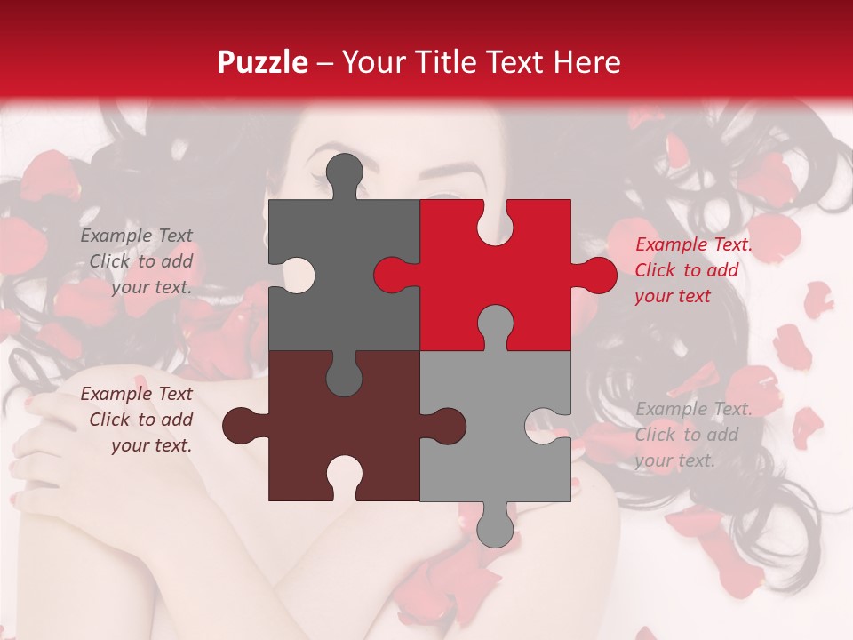 Beautiful Young Portrait PowerPoint Template