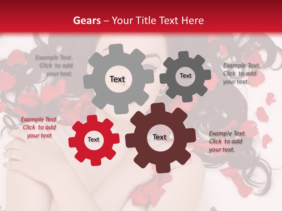 Beautiful Young Portrait PowerPoint Template