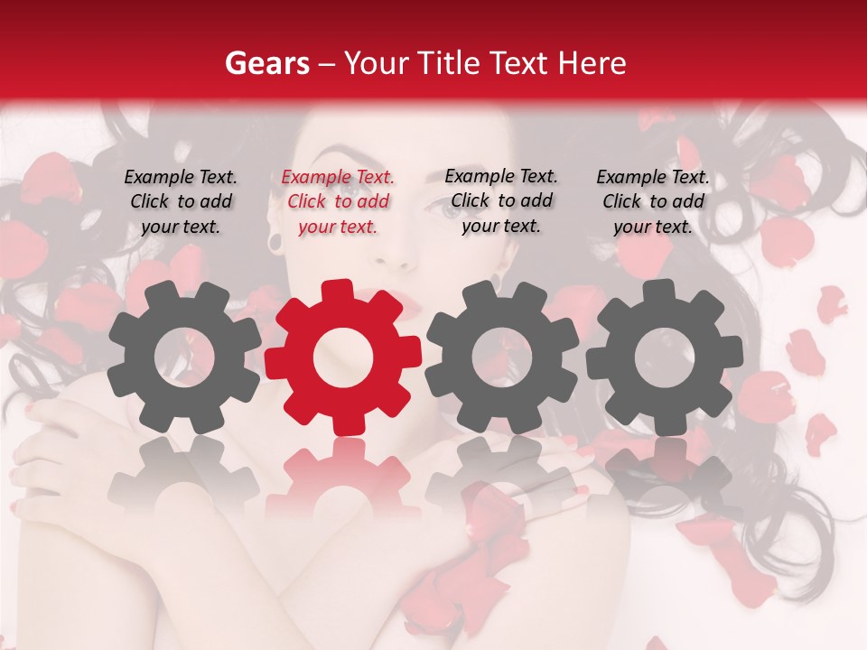 Beautiful Young Portrait PowerPoint Template