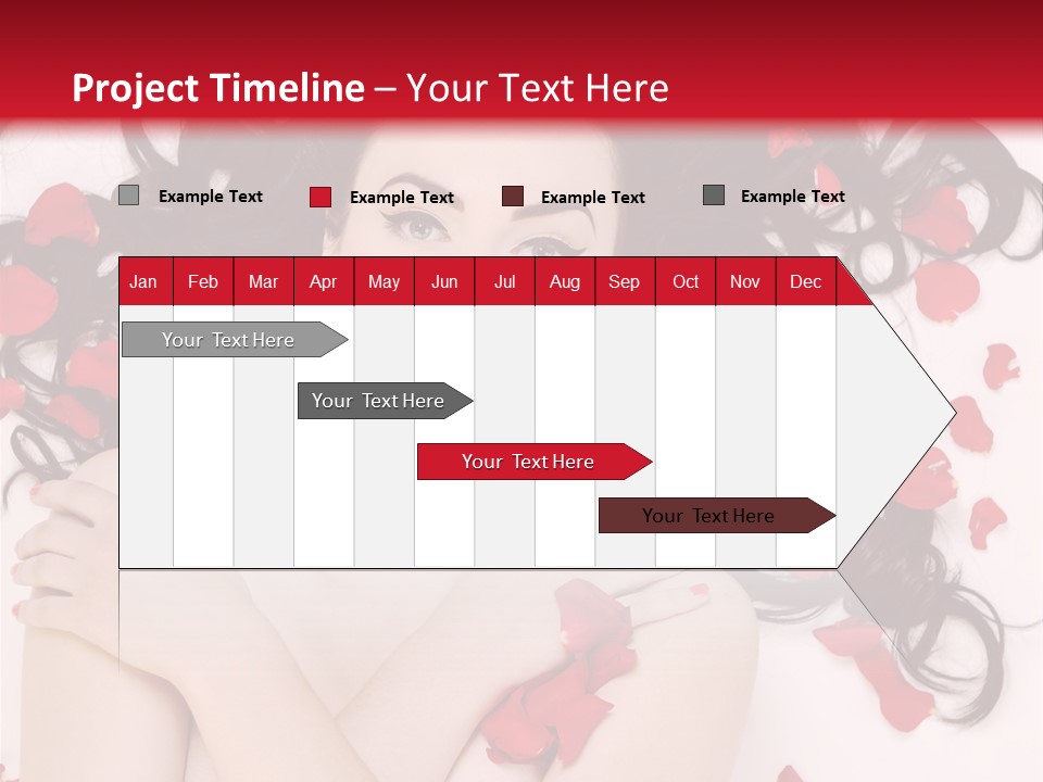 Beautiful Young Portrait PowerPoint Template