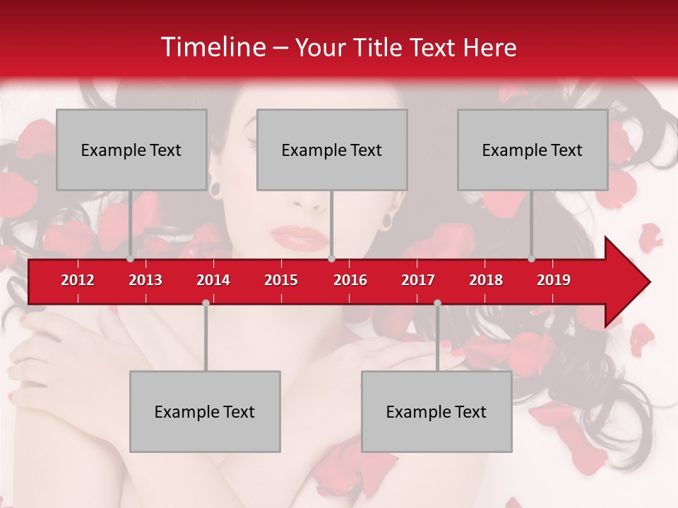 Beautiful Young Portrait PowerPoint Template