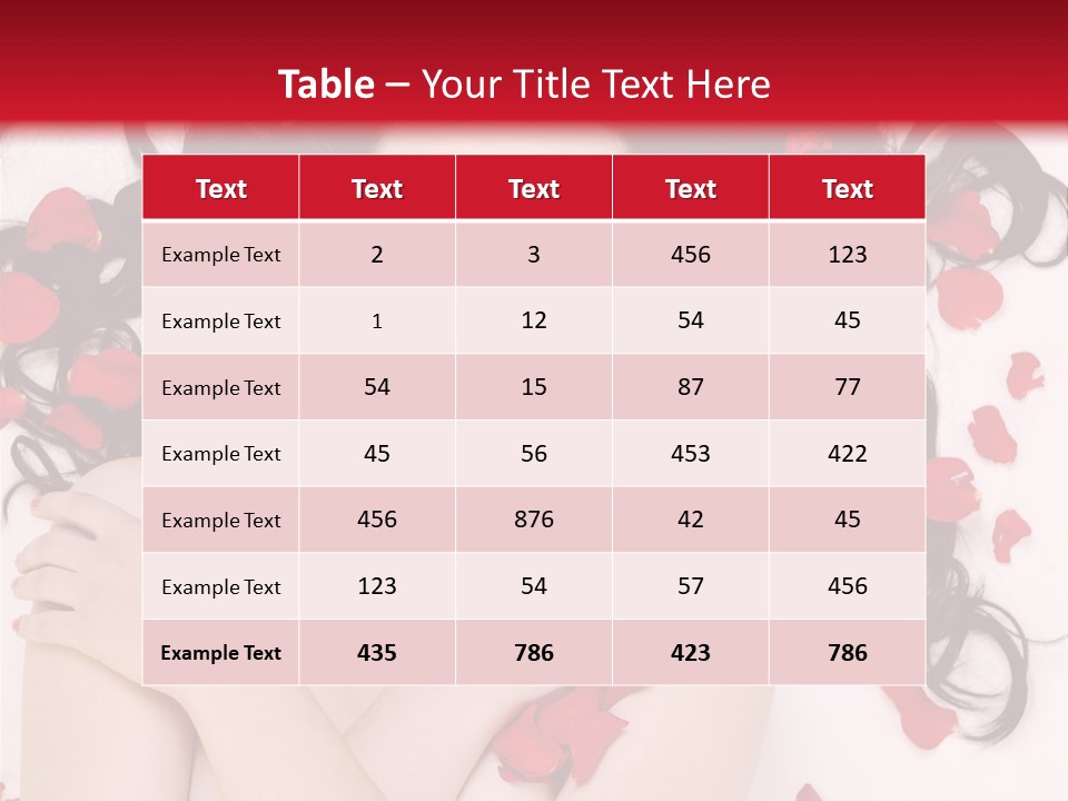 Beautiful Young Portrait PowerPoint Template