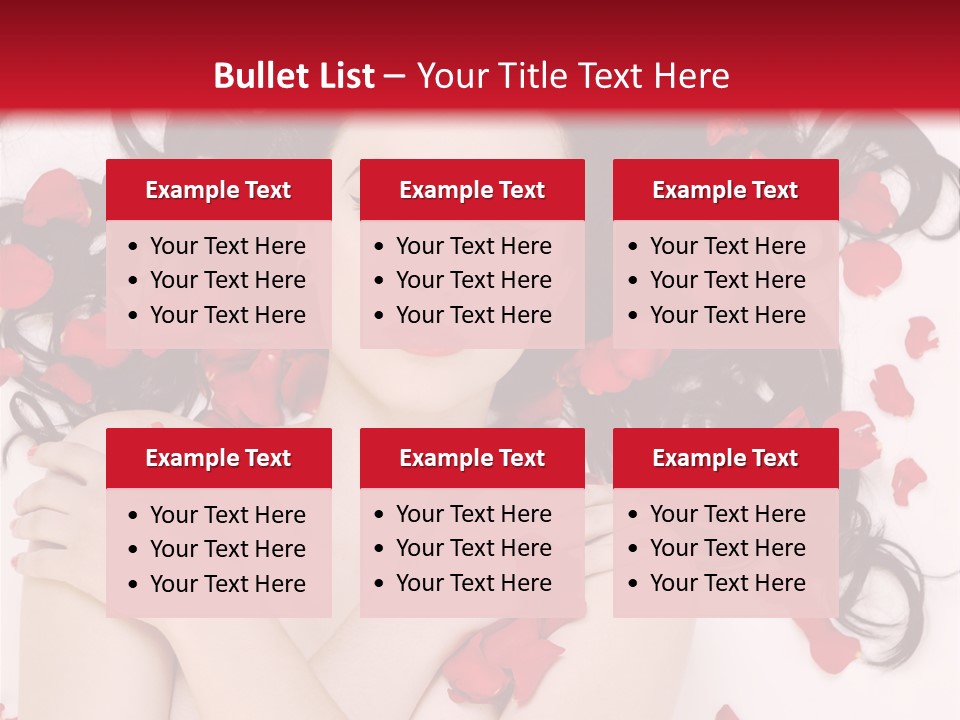 Beautiful Young Portrait PowerPoint Template