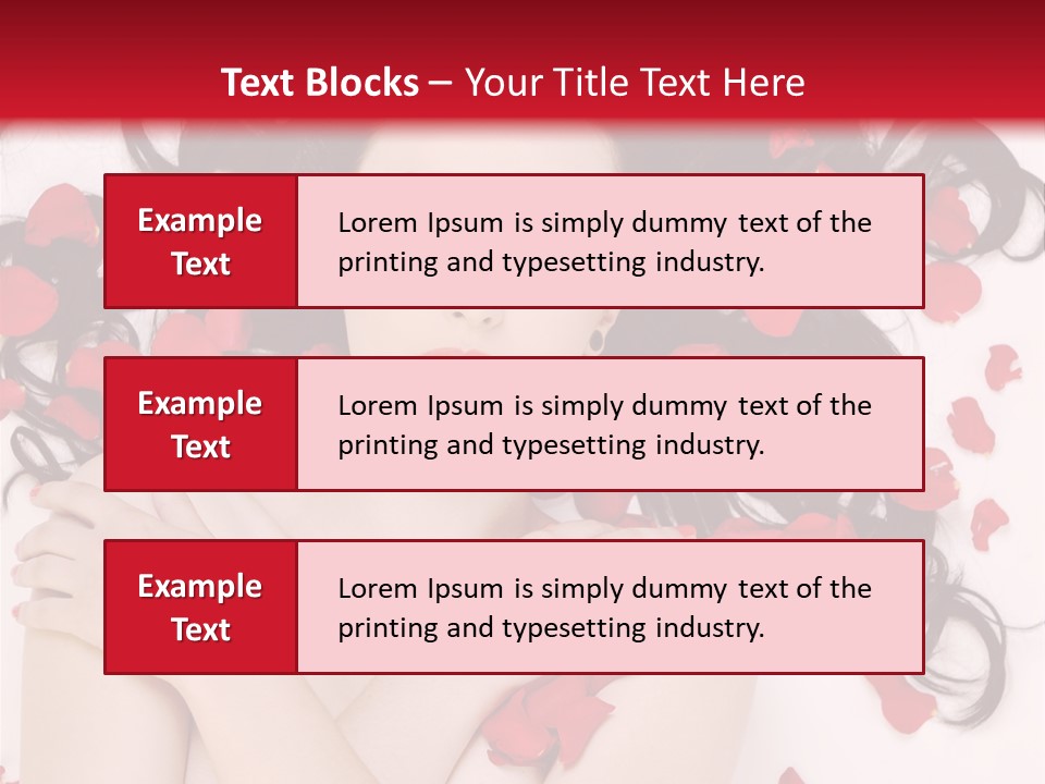 Beautiful Young Portrait PowerPoint Template