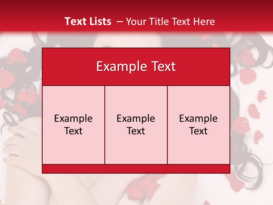 Beautiful Young Portrait PowerPoint Template