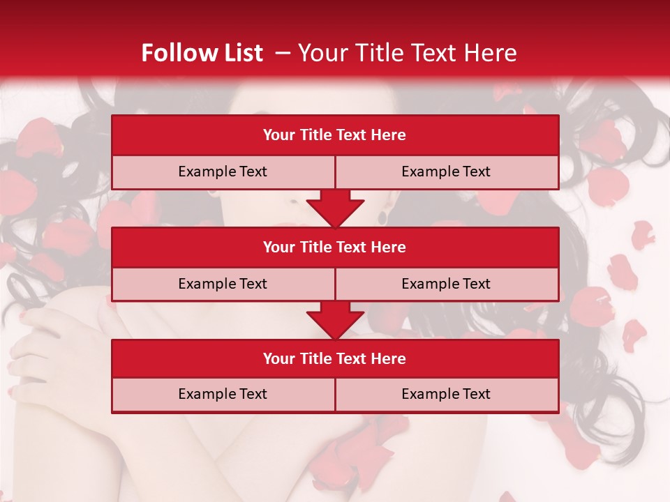 Beautiful Young Portrait PowerPoint Template