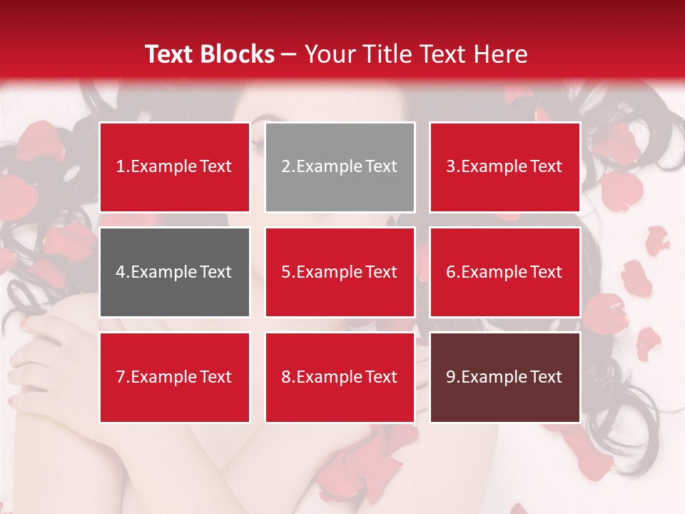 Beautiful Young Portrait PowerPoint Template