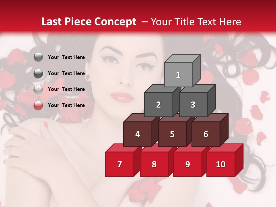 Beautiful Young Portrait PowerPoint Template