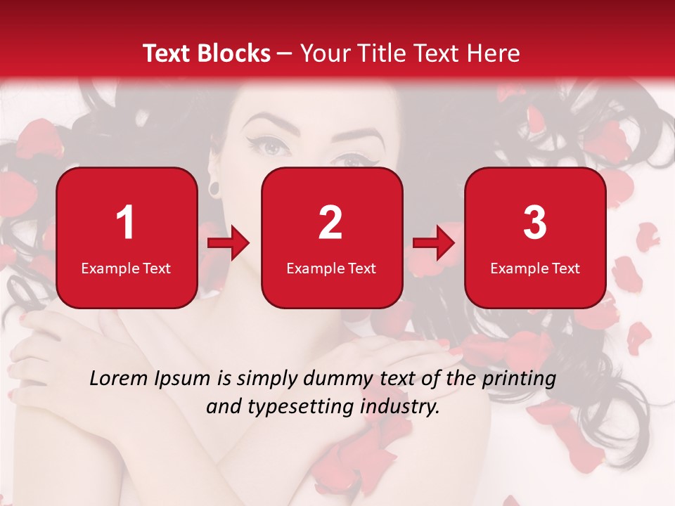 Beautiful Young Portrait PowerPoint Template